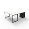 We'Re It Connect It L-Shaped Desk, 77 in D X 30 in H, 66 in W X Thermally Fused Laminate DI66304824L1BBF-BLK-459 - alternate 4